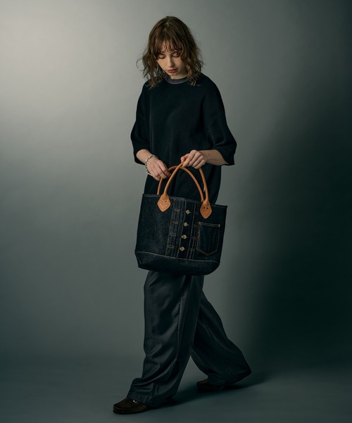 WETTEMPT トートバッグ DENIM TOTE BAG / デニムトートバッグ メンズ