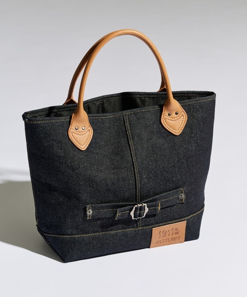 WETTEMPT トートバッグ DENIM TOTE BAG / デニムトートバッグ メンズ