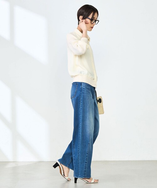 「NOLLEY'S」 長袖シャツ 38 ミント レディース_画像5