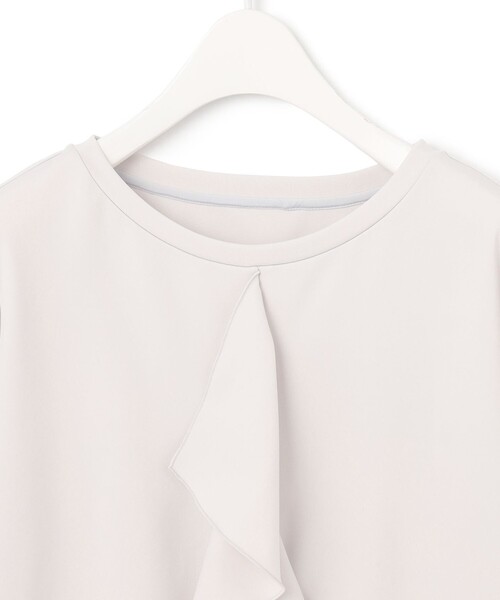 「ICB」 長袖カットソー X-LARGE ベージュ レディース_画像8