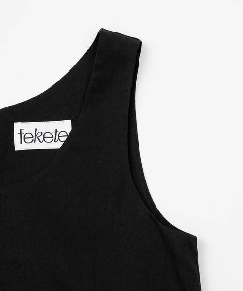 FEKETE（フェケテ） ノースリーブワンピース MEDIUM ブラック