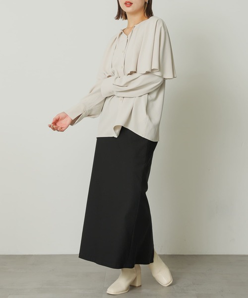 「SENSE OF PLACE by URBAN RESEARCH」 長袖ブラウス ONE ライトブルー レディース_画像6