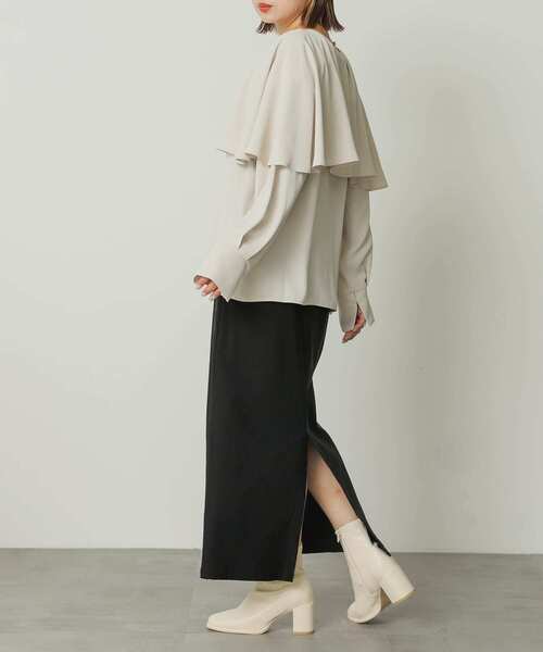 「SENSE OF PLACE by URBAN RESEARCH」 長袖ブラウス ONE ライトブルー レディース_画像7