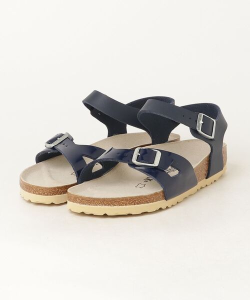 BIRKENSTOCK（ビルケンシュトック） フラットサンダル 37 ネイビー