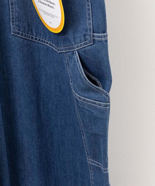 「Dickies」 オーバーオール L ブラック メンズ_画像6