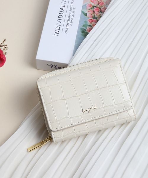 財布 Ungrid アングリッド クロコ風型押しミニウォレット Zozotown Paypayモール店 通販 Paypayモール