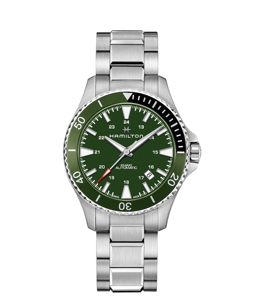 腕時計 HAMILTON 「ハミルトン」 腕時計 Khaki Scuba （カーキ スキューバ） Scuba オート 自動巻き 40MM グリーン×シの画像