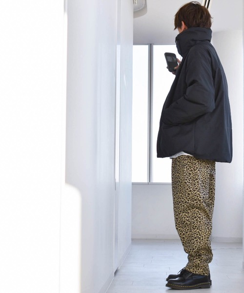 RE. シェフパンツ Anytime Songs（エニータイムソングス） パンツ レオパード シェフ
