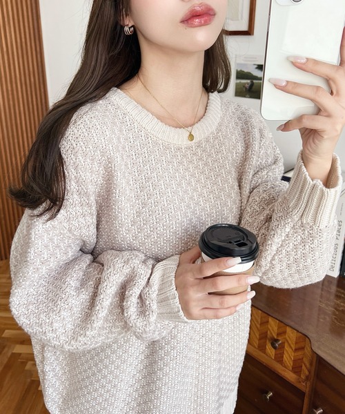 moment+ ニット セーター 「累計販売枚数2万枚突破！」3G
