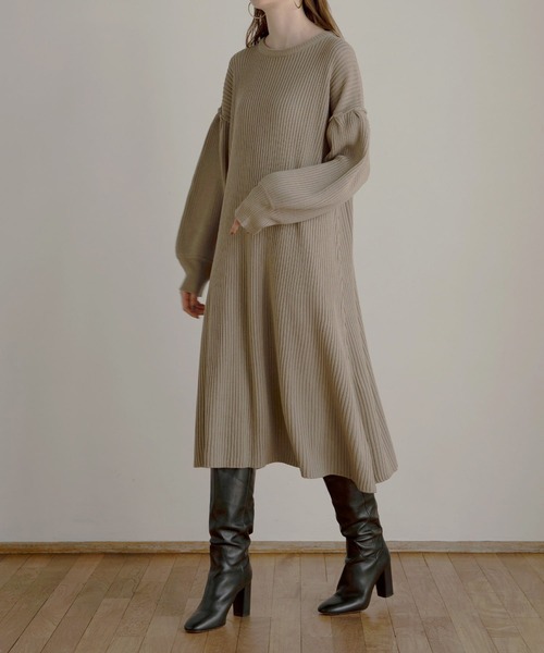 高評価特価 ワンピース Muffin Knit Flare Dress ZOZOTOWN PayPayモール店 - 通販 - PayPayモール 通販豊富な