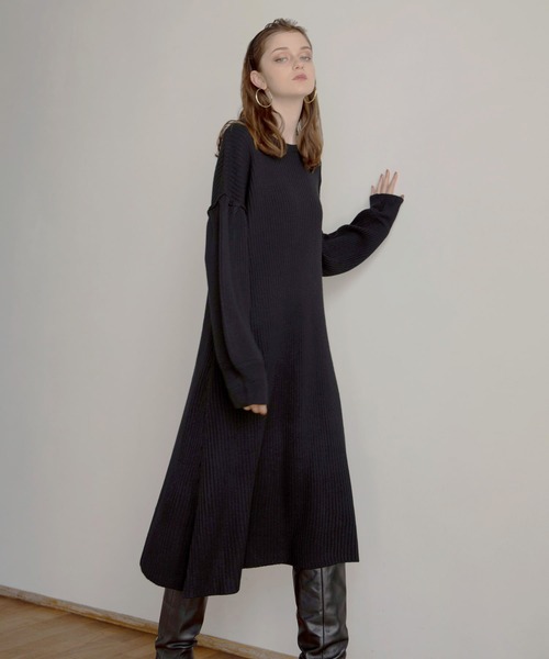高評価特価 ワンピース Muffin Knit Flare Dress ZOZOTOWN PayPayモール店 - 通販 - PayPayモール 通販豊富な