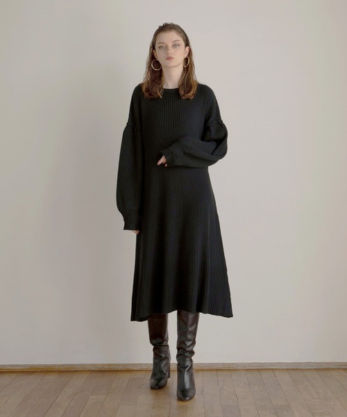 高評価特価 ワンピース Muffin Knit Flare Dress ZOZOTOWN PayPayモール店 - 通販 - PayPayモール 通販豊富な