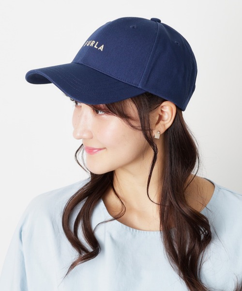 FURLA キャップ 帽子 キャップ ”フロント ロゴ” レディース
