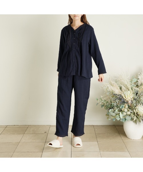 KID BLUE（キッドブルー） パジャマ ルームウェア -オータムWガーゼ