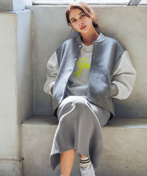 ADEAM アディアム ヘザーグレーブリコラージュスカート 43333 ADEAM アディアム ヘザーグレーブリコラージュスカート 43333