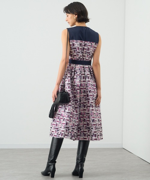 ANAYI ワンピース オードトワレジャガードビスチェ風 : ZOZOTOWN Yahoo