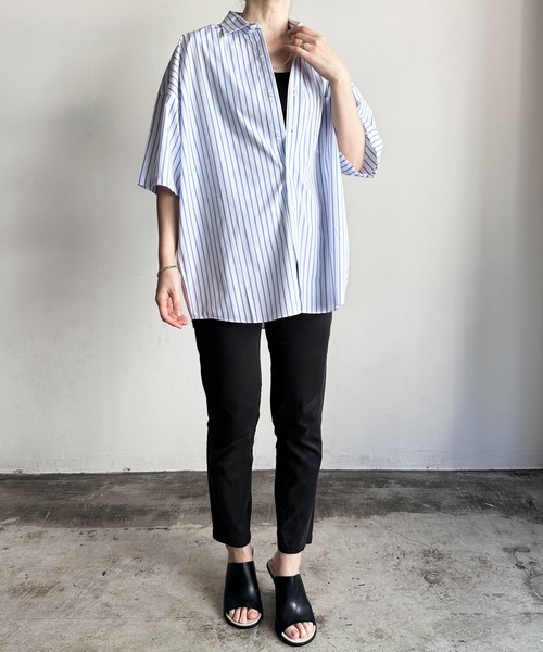 COMMON WARE ブラウス シャツ COMMONWARE:コットン ブロード