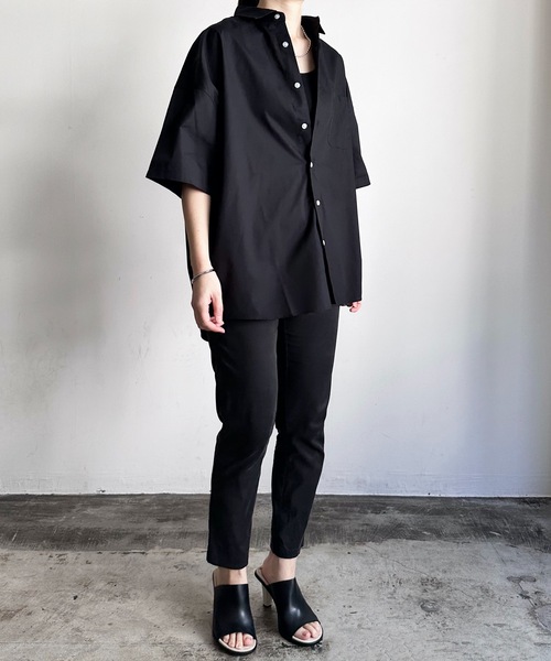 COMMON WARE ブラウス シャツ COMMONWARE:コットン ブロード