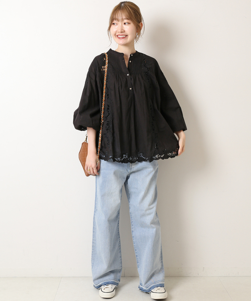 Spick &amp; Span - Spick&amp;Span コットンレースブラウス Spick & Span（スピックアンドスパン）の「コットンレース