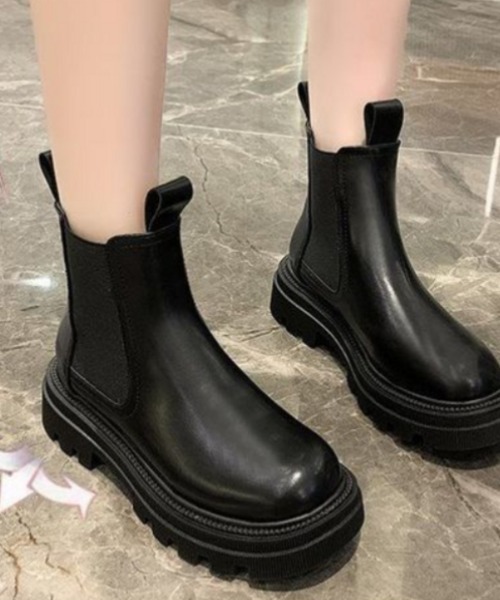 ブーツ サイドゴア ショートブーツ レディース : ZOZOTOWN Yahoo