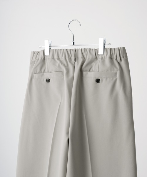 CLEL（クレイル） スラックス 「CLEL」Back Brushed TR Flare Slacks