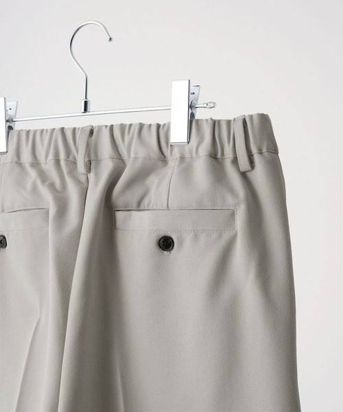 CLEL（クレイル） スラックス 「CLEL」Back Brushed TR Flare Slacks