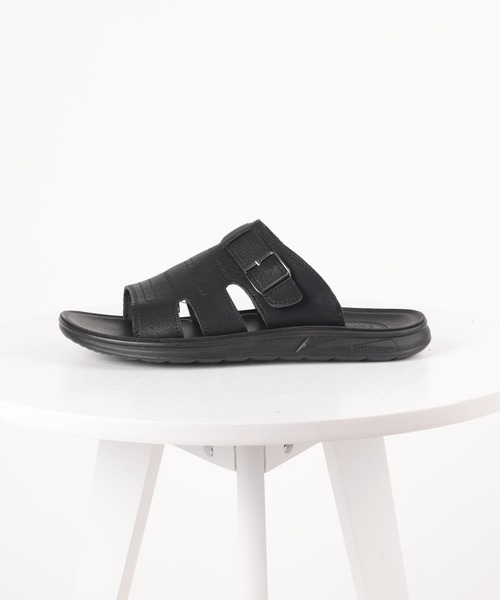 aimoha サンダル men BASIC FAKE LEATHER SLIPPER べシック