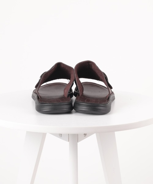 aimoha サンダル men BASIC FAKE LEATHER SLIPPER べシック