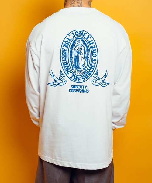 Subciety（サブサエティ） tシャツ MEDAILLE L/S TEE メンズ