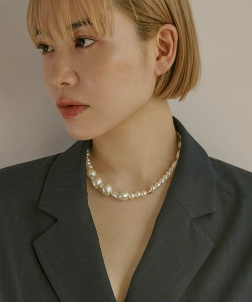 GOLDY（ゴールディ） ネックレス ボリューム パール ネックレス
