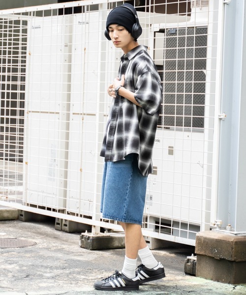 WEGO ジーンズ WEGO/デニムバギーショーツ メンズ レディース