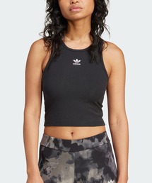 adidas タンクトップ ノースリーブ エッセンシャルズ リブ