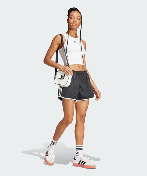 adidas タンクトップ ノースリーブ エッセンシャルズ リブ
