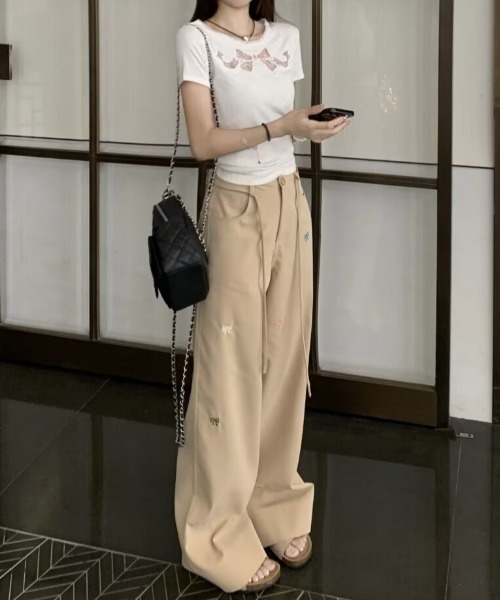 tシャツ 「neutral」リボンスリーブレースレイヤードTシャツワンピ レディース neutral】リボンスリーブレースレイヤードTシャツワンピ（T