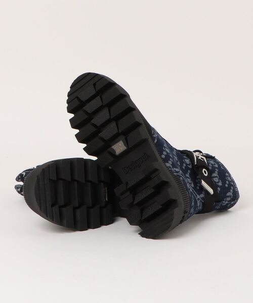 Desigual（デシグアル） ブーツ TRACKMONOGRAM モノグラムデニム