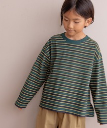 LOWRYS FARM tシャツ マルチボーダーロングスリーブ 134387