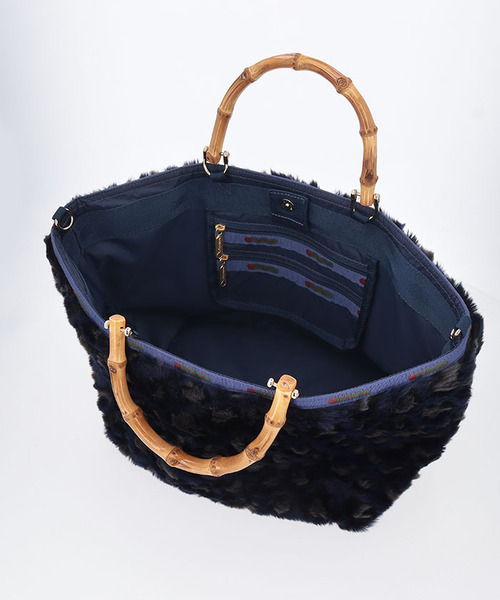 LeSportsac トートバッグ MEDIUM BAMBOO TOTE 2 ミッドナイト