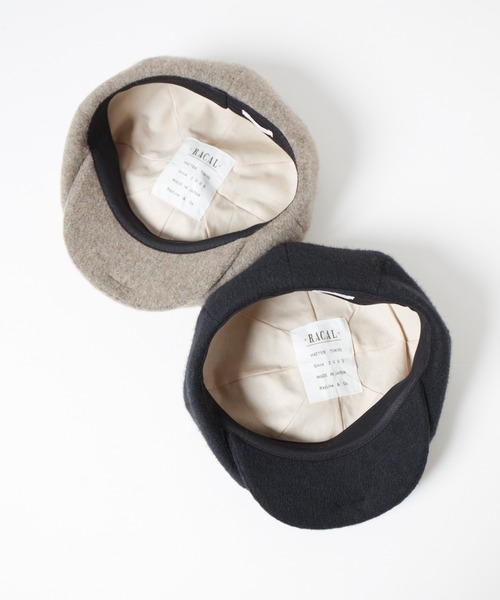 RACAL 帽子 キャスケット Wool Shaggy 8Panel Casket / ウール