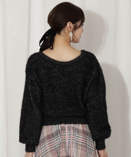 WILLSELECTION（ウィルセレクション） ニット セーター ラメフェザー
