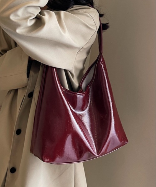 WEGO ショルダーバッグ バッグ WEGO/ワンハンドルショルダーフェイク  