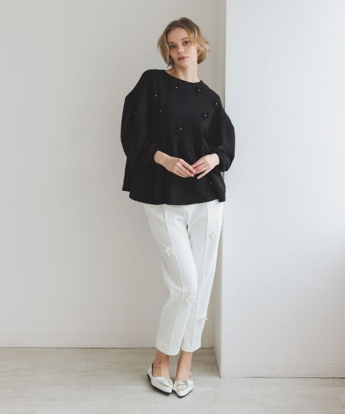 DONOBAN（ドノバン） フラワーモチーフトップス レディース : ZOZOTOWN