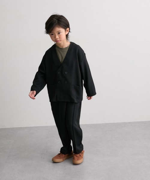 フォーマル 発表会 卒園式 入学式 「卒園 入学」ノーカラースーツ