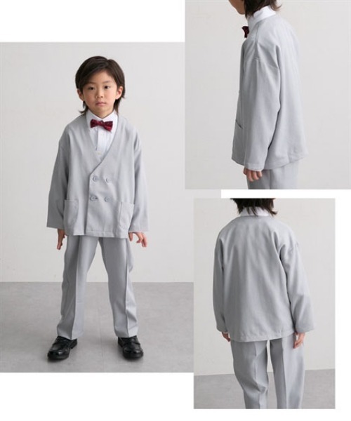 フォーマル 発表会 卒園式 入学式 ノーカラースーツ セットアップ (110