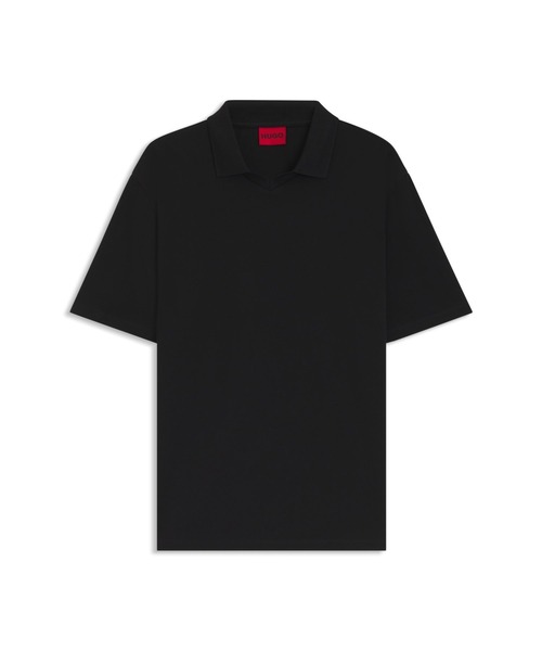 ★Hugo Boss★ストライプ コットン ピケ ポロ シャツ BOSS - スリムフィット ポロシャツ コットン ストライプカラー