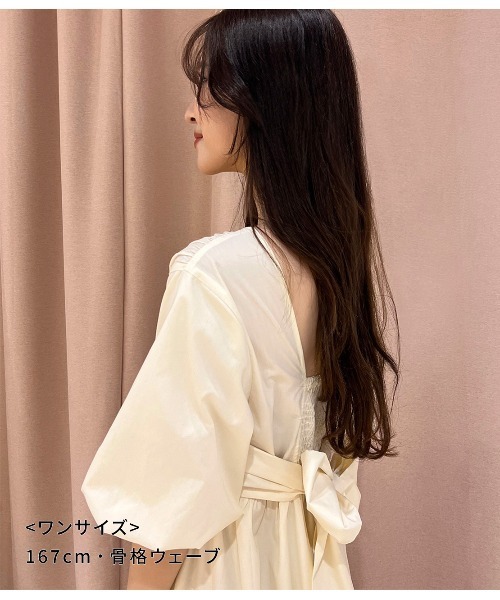 PEACH JOHN（ピーチジョン） ワンピース バックリボンイレヘムワンピ