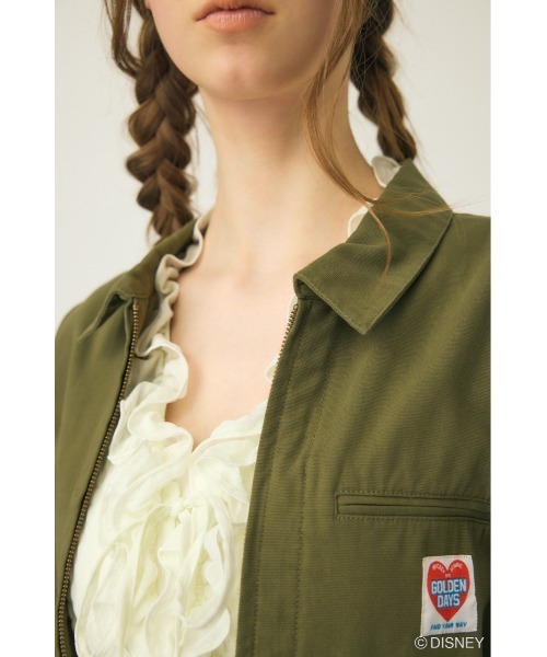 MOUSSY MD SINGLE COLLAR ZIP UP ジャケット Disney SERIES CREATED by MOUSSY | MD SINGLE COLLAR ZIP UP
