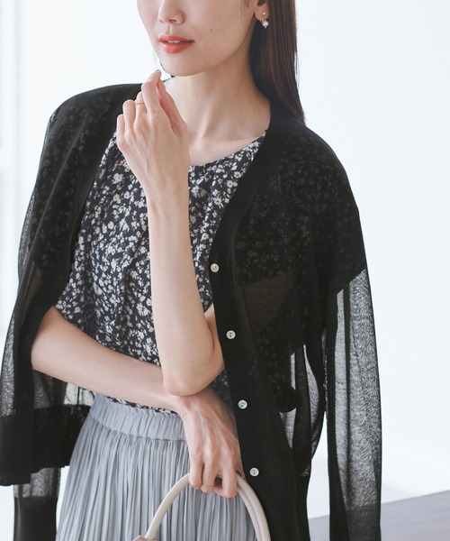 ROPE' PICNIC カーディガン LEVITAシアーニットカーディガン