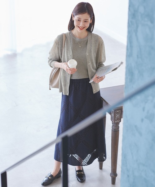ROPE' PICNIC カーディガン LEVITAシアーニットカーディガン