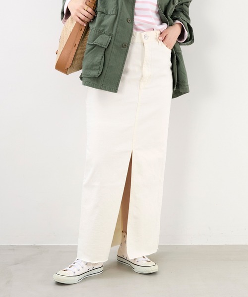 YANUK デニムロングスカート　size XS YANUK(ヤヌーク) / デニムロングスカート/XS/コットン/IDG