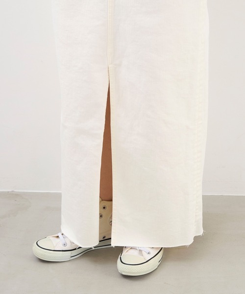 YANUK デニムロングスカートsize XSオフホワイト スリットロングスカート | スカート | YANUK ONLINE STORE